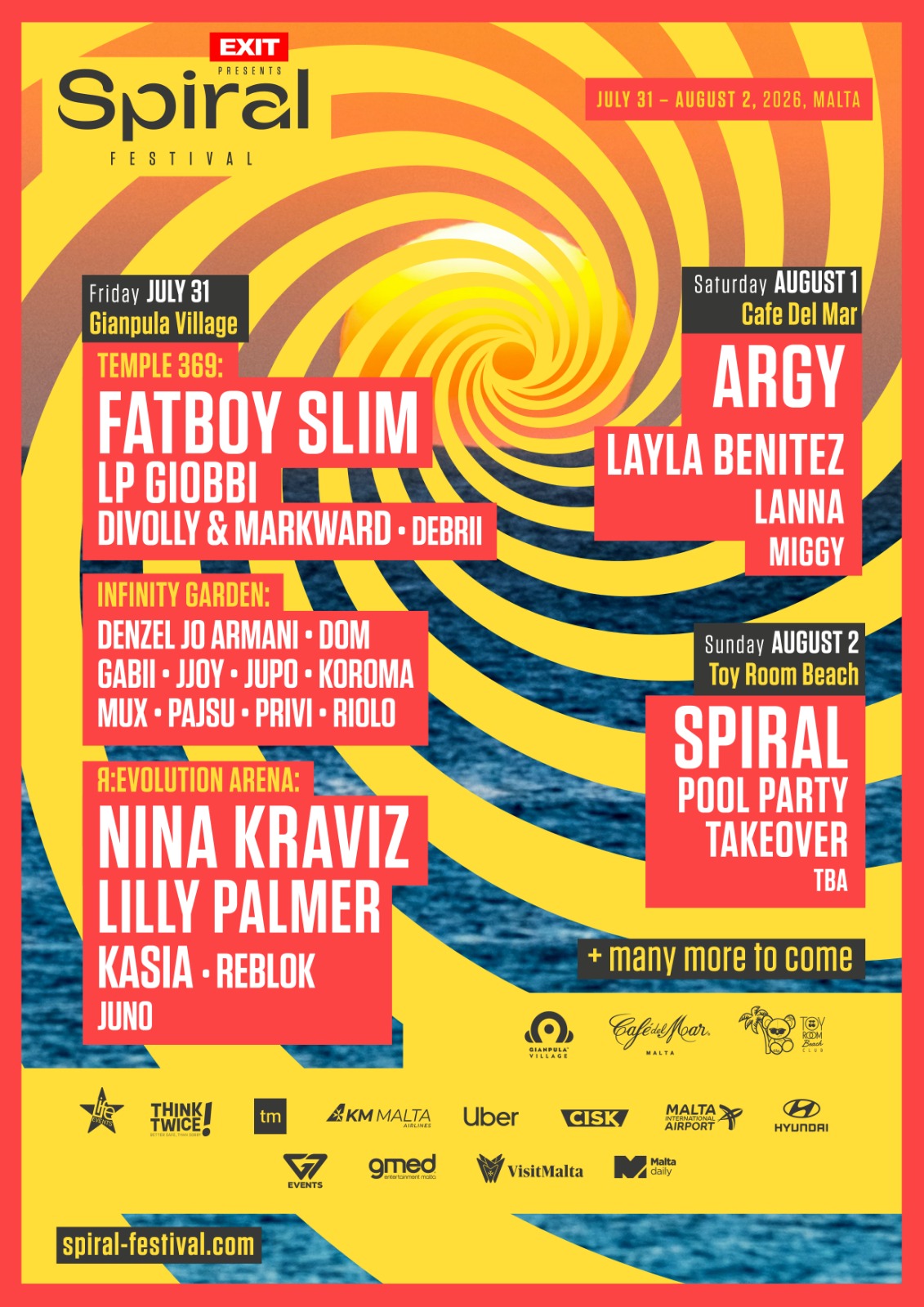 EXIT présente : Spiral Festival Malte 2026