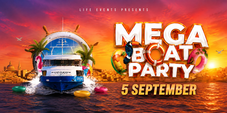 Mega Boat Party Malta 2026: End Summer All-Inclusive Edition
