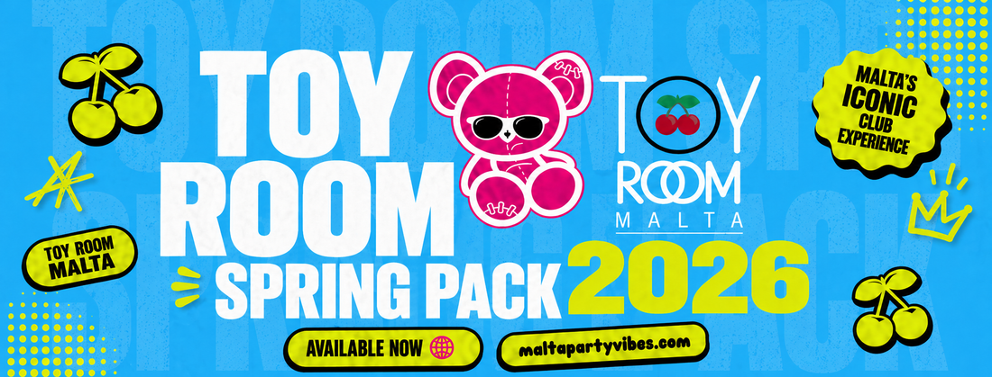 Toy Room Spring Pack 2026: Malta’s Club & Beach Party Combo