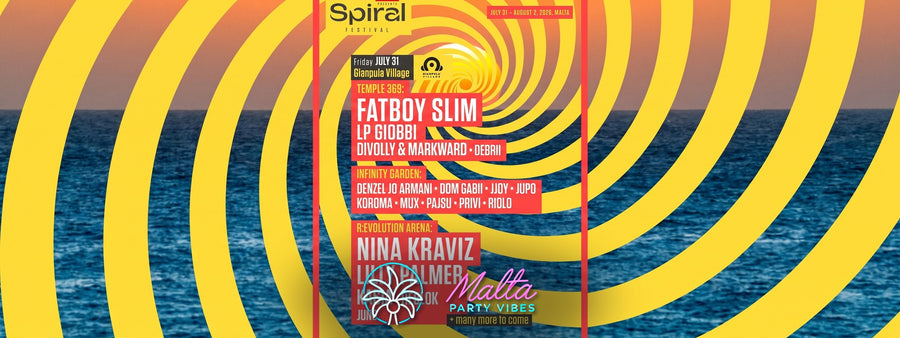 Spiral Festival Malta 2026: EXIT preia Gianpula și Café del Mar