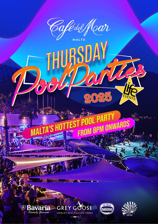 CAFÉ DEL MAR - THURSDAY POOL PARTIES