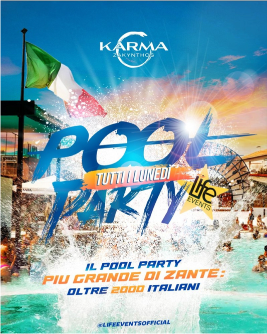 IL POOL PARTY PIÙ GRANDE DI ZANTE
