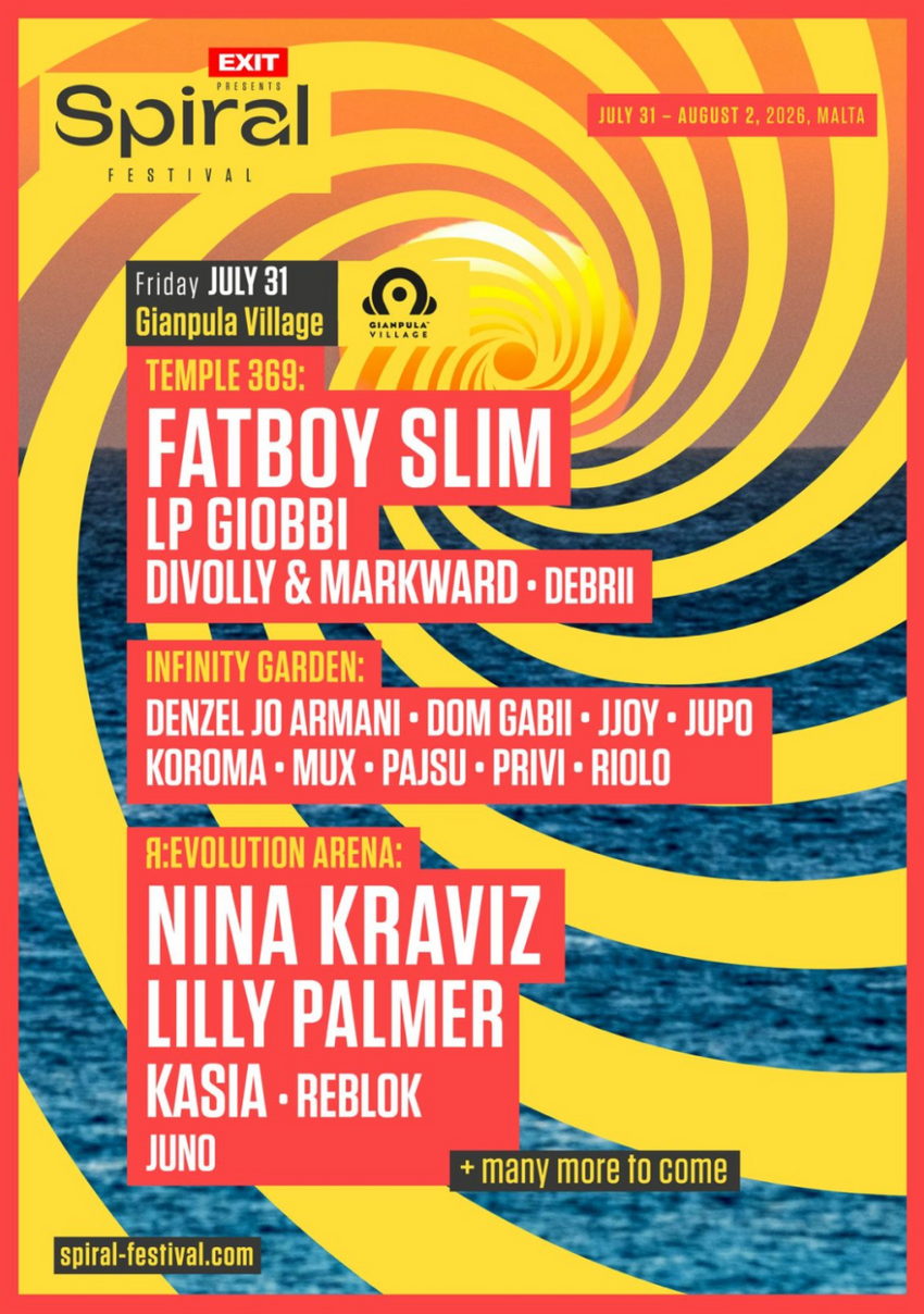 Spiral Festival Malta 2026 Day 1 event lineup