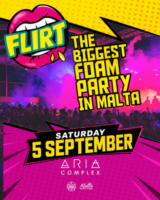 FLIRT FOAM PARTY - 5th SEPTEMBER