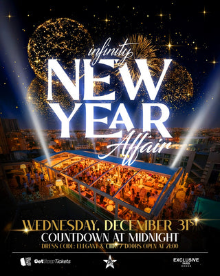 Infinity by Hugo’s NYE 2026 – Buffet Dinner & Rooftop Party