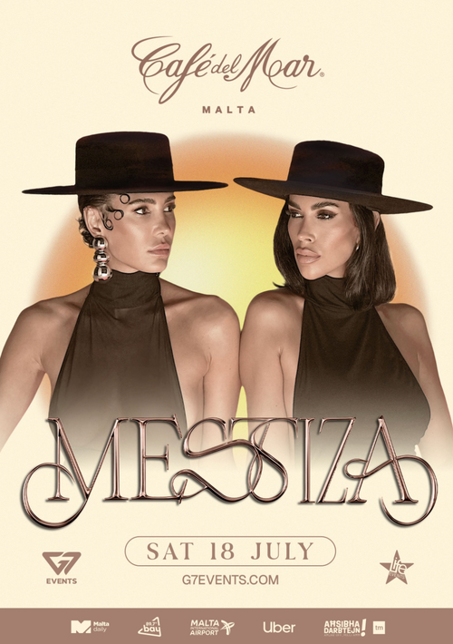 Mestiza live in Malta at Cafe del Mar 2026