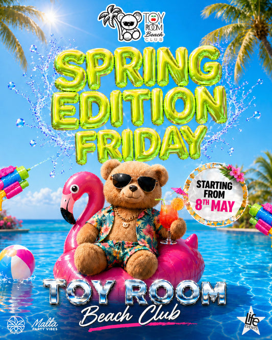 Toy Room Pool Party - Spring Edition Friday 2026
