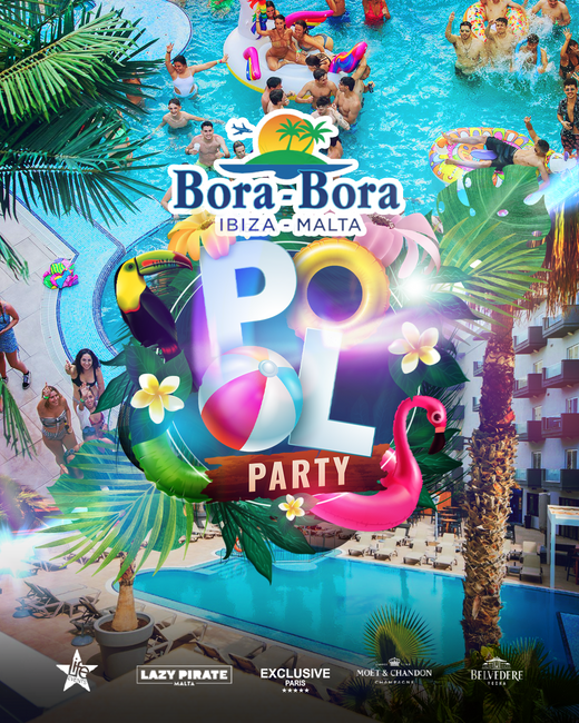 Fiesta en la Piscina Bora Bora Malta — Ferragosto Malta 2026