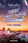 Café del Mar Donnerstag Poolparty 2026