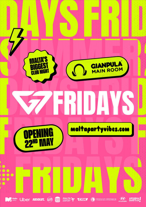 G7 Fridays Malta 2026 at Gianpula Village