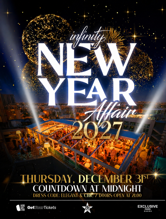 Infinity by Hugo's New Year's Eve Malta 2027 rooftop party at H Hotel Paceville