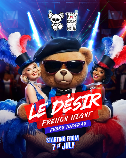 Le Désir en Toy Room — Ferragosto Malta 2026