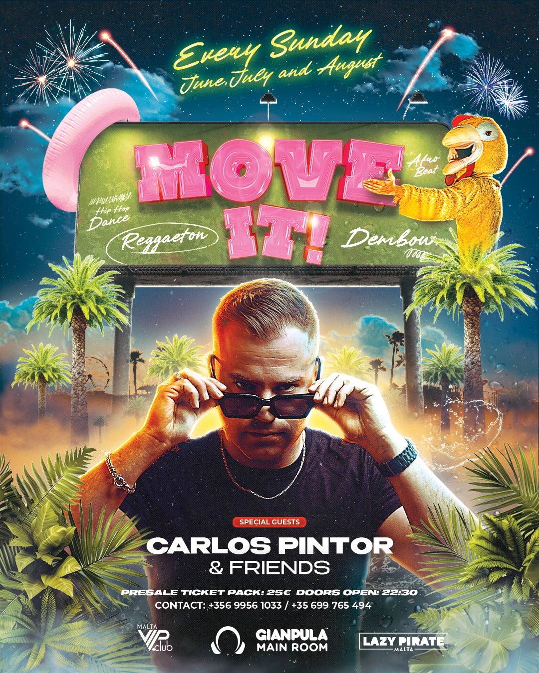 move it malta, reggaeton party