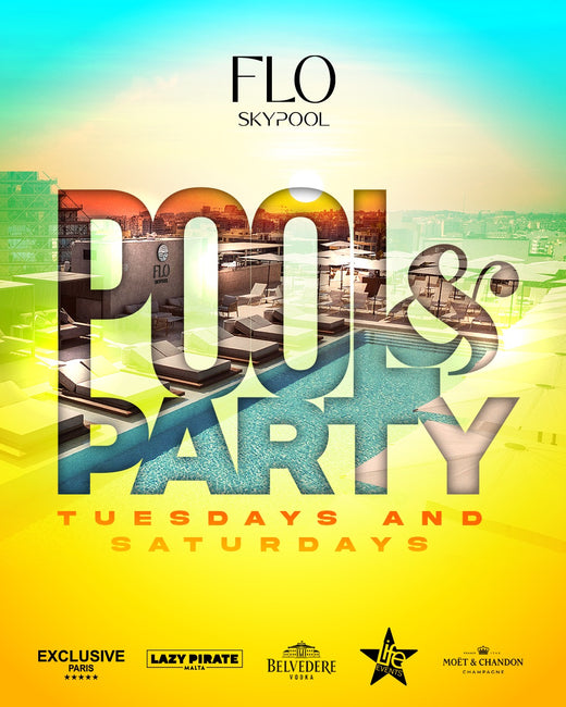 Piscina y Fiesta FLO Skypool - Terraza al Atardecer — Ferragosto Malta 2026