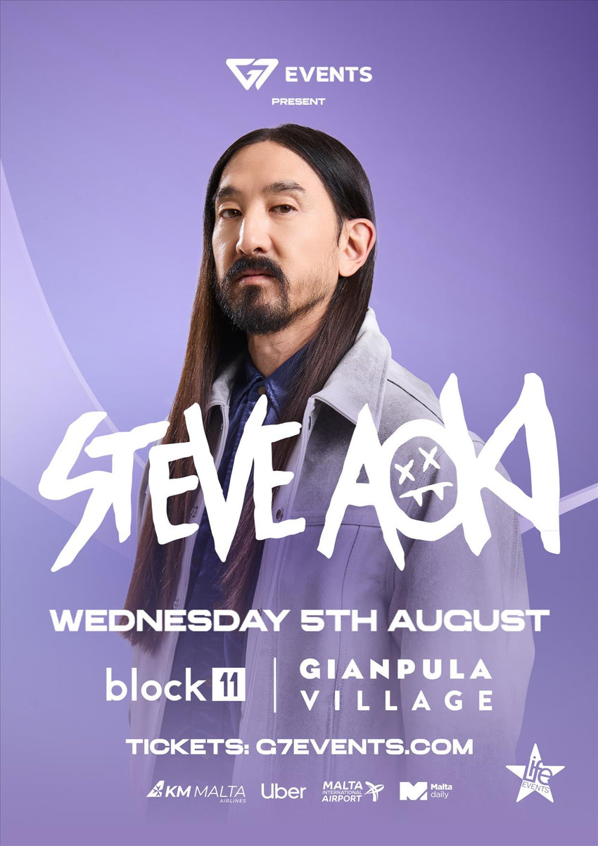 Steve Aoki live at Gianpula Village Malta 2026