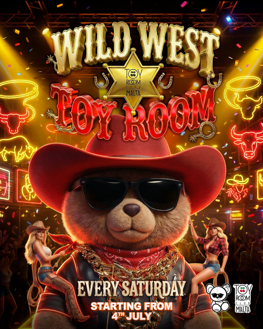 OESTE SALVAJE EN TOY ROOM — Ferragosto Malta 2026